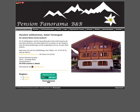 Pension Panorama Lauenen