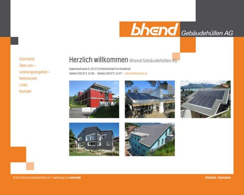 Bhend Gebäudehüllen AG von Reichenbach