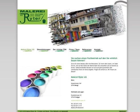 Malerei Ryter AG von Wengi und Frutigen