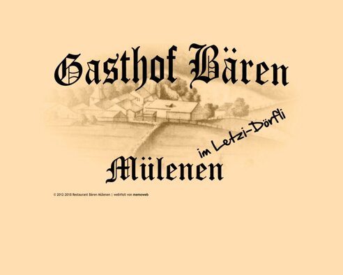 Gasthof Bären in Mülenen