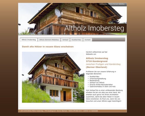 Altholz Imobersteg